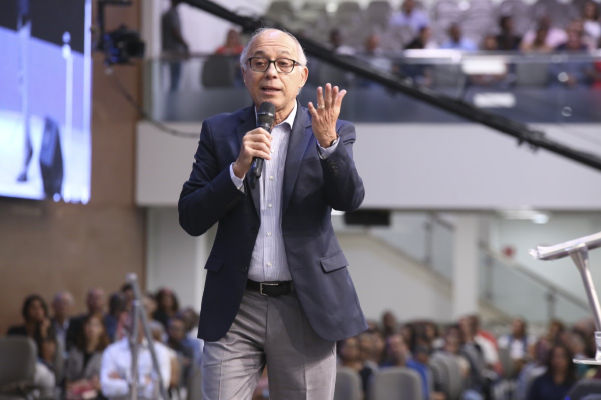 Pregação durante o evento